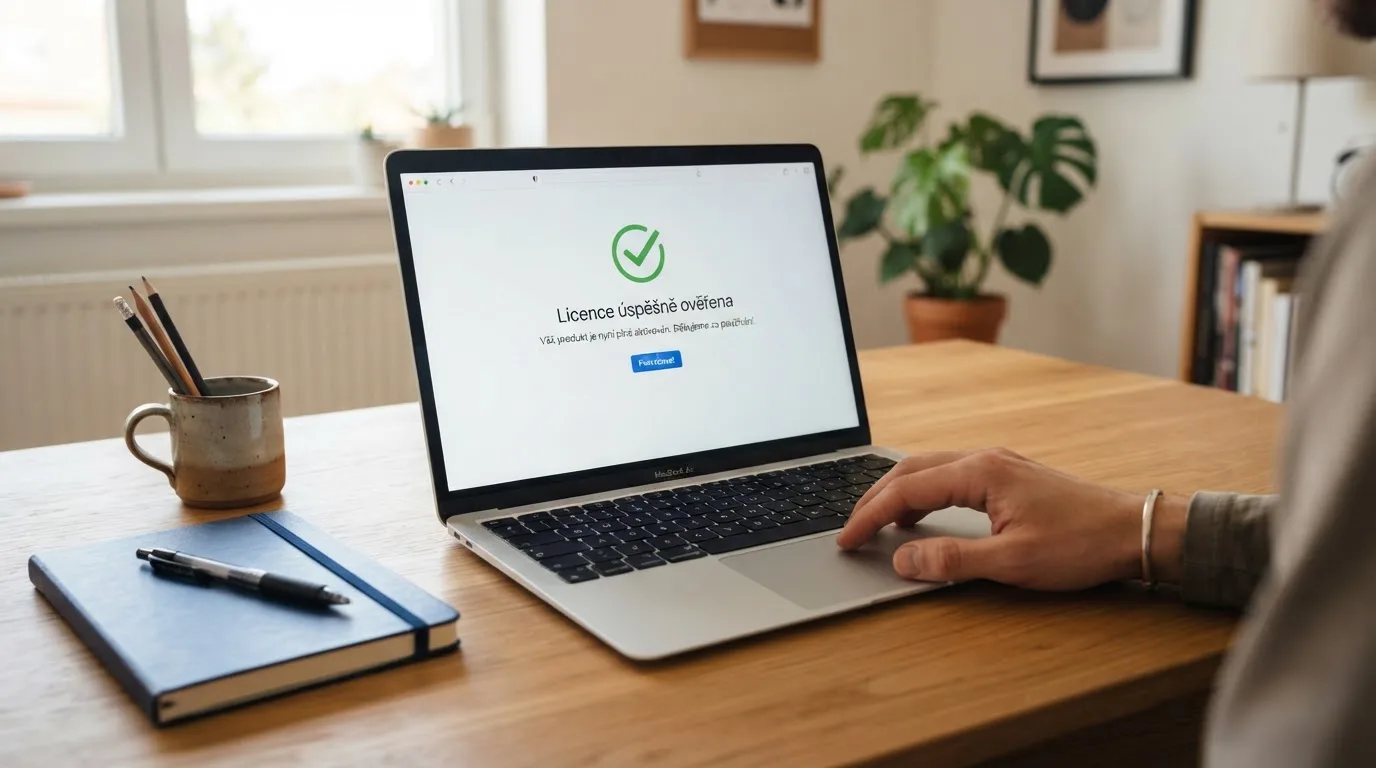 Úřední dokument s razítkem Ministerstva financí ČR a lupou — symbol ověření licence online casina